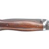 Нож складной Stinger, 106 мм, (серебристый), материал рукояти: сталь/дерево (серебристо-коричневый)