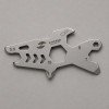 Мини-мультитул карманный Stinger, 60 x 31 мм, 5 функций, акула, нержавеющая сталь, серебристый, в блистере