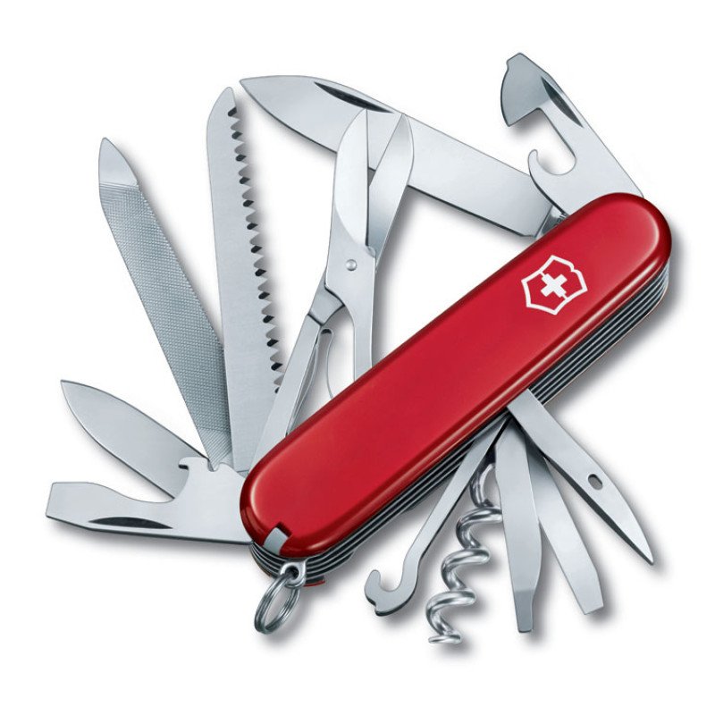 Нож перочинный VICTORINOX Ranger, 91 мм, 21 функция, красный Нож перочинный VICTORINOX Ranger, 91 мм, 21 функция, красный