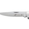 Нож складной Stinger, 100 мм (серебристый), материал рукояти: нержавеющая сталь, розовое дерево
