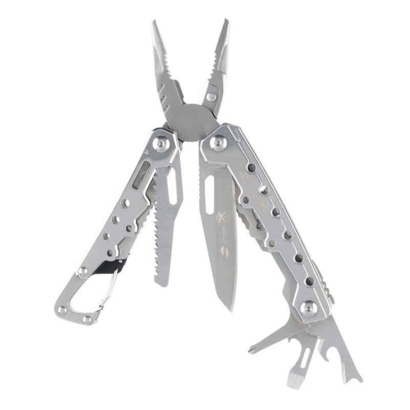 Мультитул Stinger, 105x40 мм, 12 функций, сталь, серебристый, в комплекте нейлоновый чехол Мультитул Stinger, 105x40 мм, 12 функций, сталь, серебристый, в комплекте нейлоновый чехол