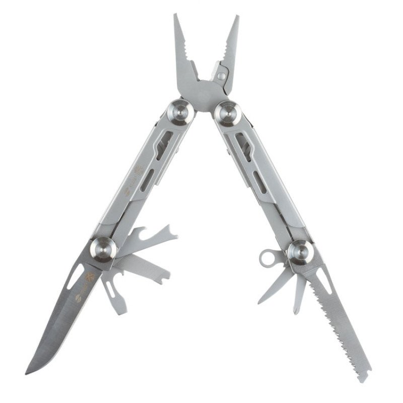 Мультитул Stinger, 105x45 мм, 12 функций, сталь, серебристый, в комплекте нейлоновый чехол Мультитул Stinger, 105x45 мм, 12 функций, сталь, серебристый, в комплекте нейлоновый чехол