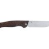 Нож складной Stinger, 112 мм (серебристый), материал рукояти: древесина венге (коричневый)