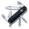 Нож перочинный VICTORINOX Spartan, 91 мм, 12 функций, чёрный Нож перочинный VICTORINOX Spartan, 91 мм, 12 функций, чёрный