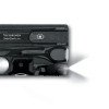 Швейцарская карточка VICTORINOX SwissCard Lite, 13 функций, полупрозрачная чёрная