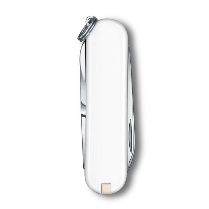 Нож-брелок VICTORINOX Classic SD Colors "Falling Snow", 58 мм, 7 функций, белый Нож-брелок VICTORINOX Classic SD Colors "Falling Snow", 58 мм, 7 функций, белый