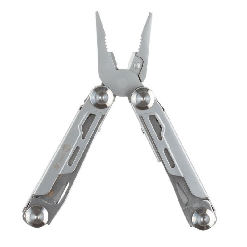 Мультитул Stinger, 105x45 мм, 12 функций, сталь, серебристый, в комплекте нейлоновый чехол Мультитул Stinger, 105x45 мм, 12 функций, сталь, серебристый, в комплекте нейлоновый чехол