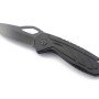 Нож складной Stinger, 80 мм, (чёрный), материал рукояти: алюминий (чёрный)
