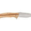 Нож складной Stinger, 110 мм, (серебристый), материал рукояти: дерево/сталь (светло-коричневый)