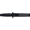 Нож складной Stinger, 118 мм, (черный), материал рукояти: нержавеющая сталь, карбон