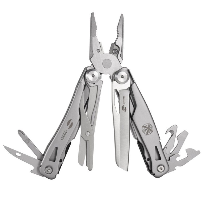 Мультитул Stinger, 106 мм, 15 функций, сталь, серебристый, в комплекте нейлоновый чехол Мультитул Stinger, 106 мм, 15 функций, сталь, серебристый, в комплекте нейлоновый чехол