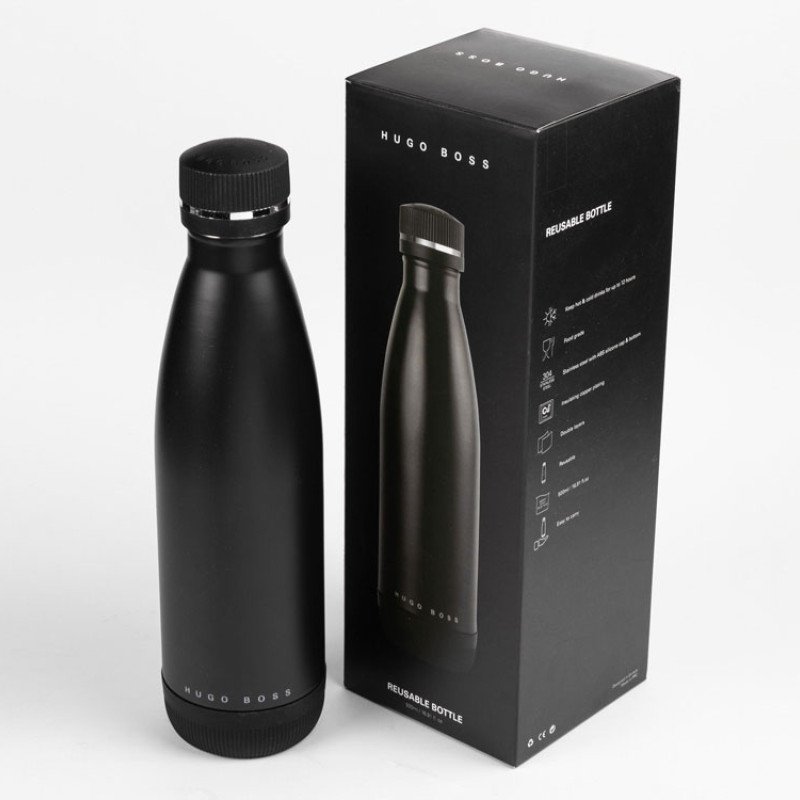 Термобутылка с вакуумной изоляцией Matrix Black, Hugo Boss (Р) Термобутылка с вакуумной изоляцией Matrix Black, Hugo Boss (Р)