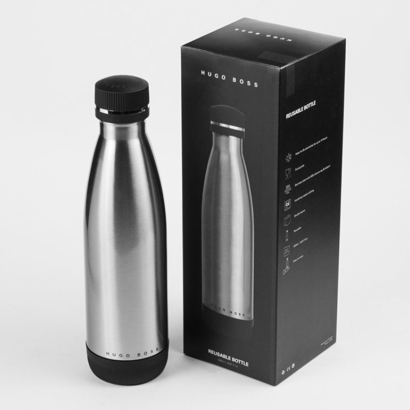 Термобутылка с вакуумной изоляцией Matrix  Silver,  Hugo Boss (Р)