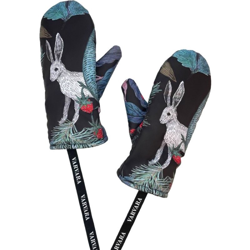 Варежки «Зайцы». Varvara