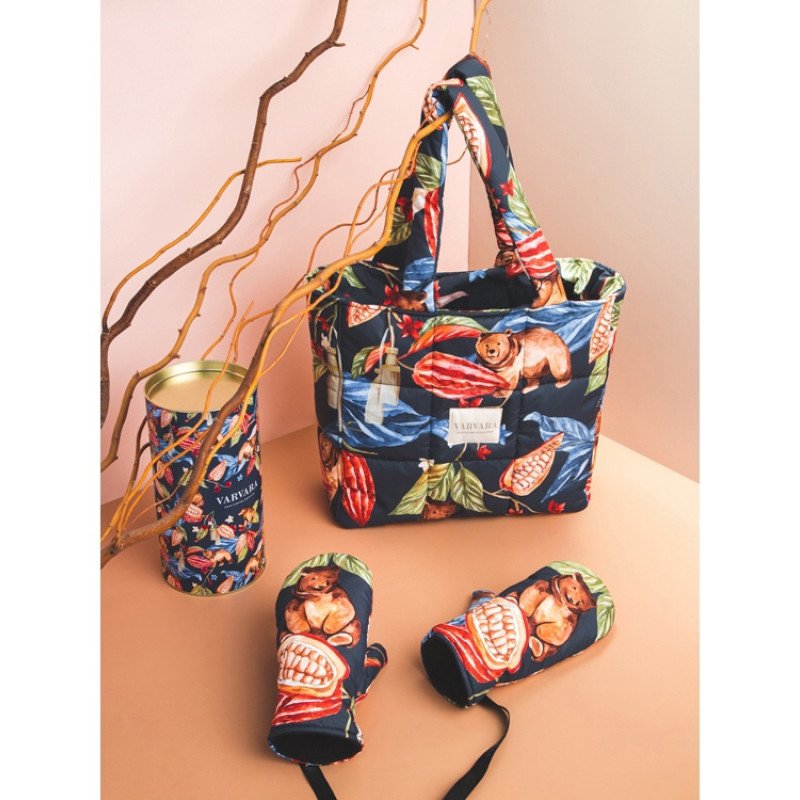 Варежки «Мишки в шоколаде». Varvara  (без лого Varvara)