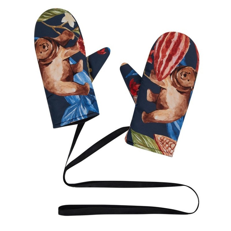 Варежки «Мишки в шоколаде». Varvara  (без лого Varvara)