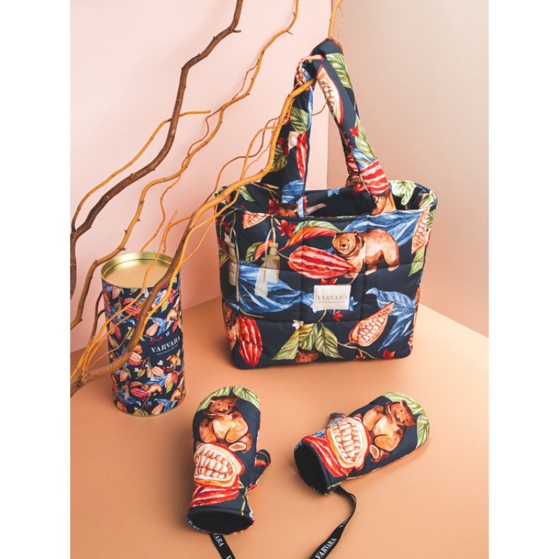 Варежки «Мишки в шоколаде». Varvara