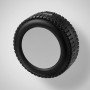 Набор из 25 инструментов "Tire", черный/серебристый