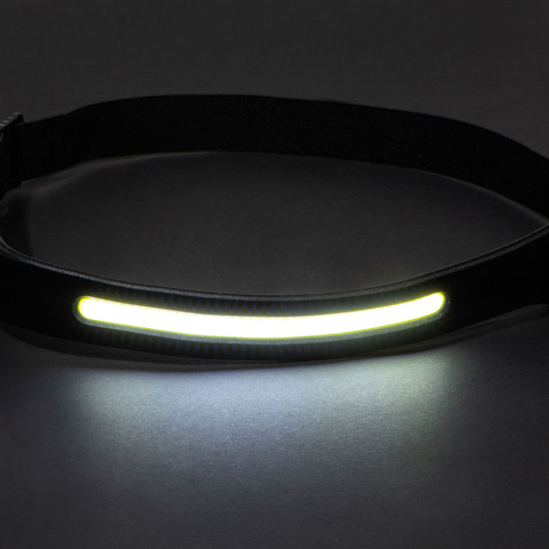 Налобный фонарь 2-в-1 c управлением жестами "Spacelight", черный