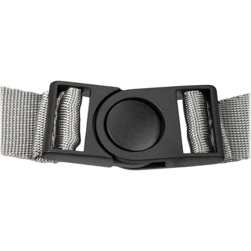 Подушка TORBER, дорожная, с эфектом памяти, серая, полиэстер, 20х27х10 см