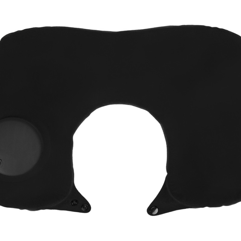 Подушка под шею с помпой Push, черный