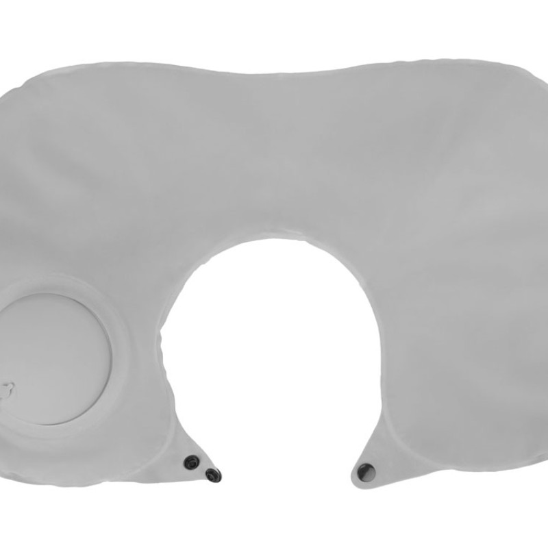 Подушка под шею с помпой Push, серый