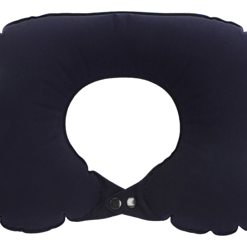 Подушка под шею с помпой Push, синий