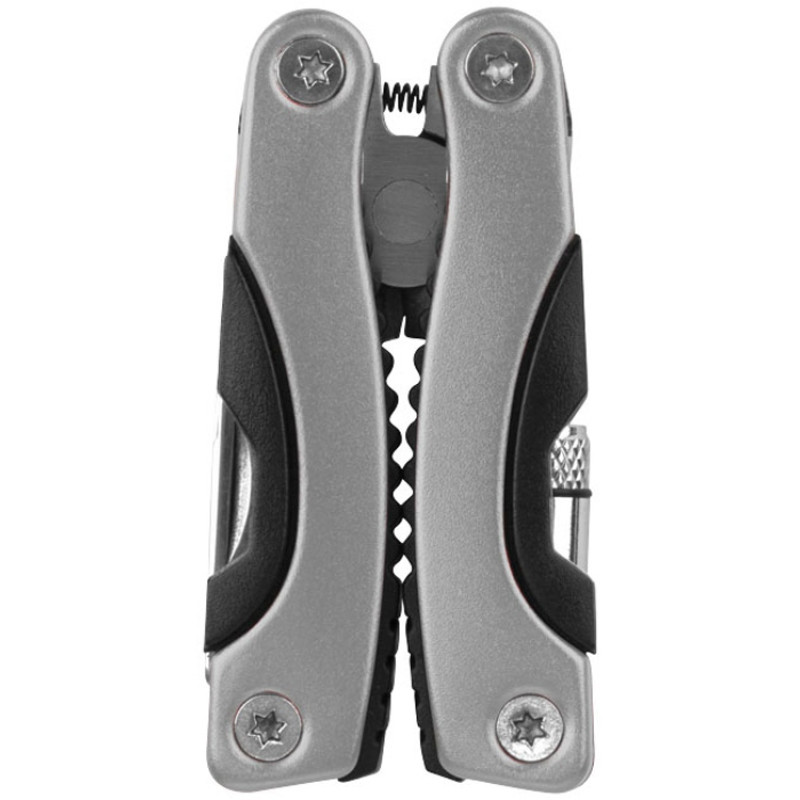 Мультитул «Amass» со светодиодным фонариком - Серебряный