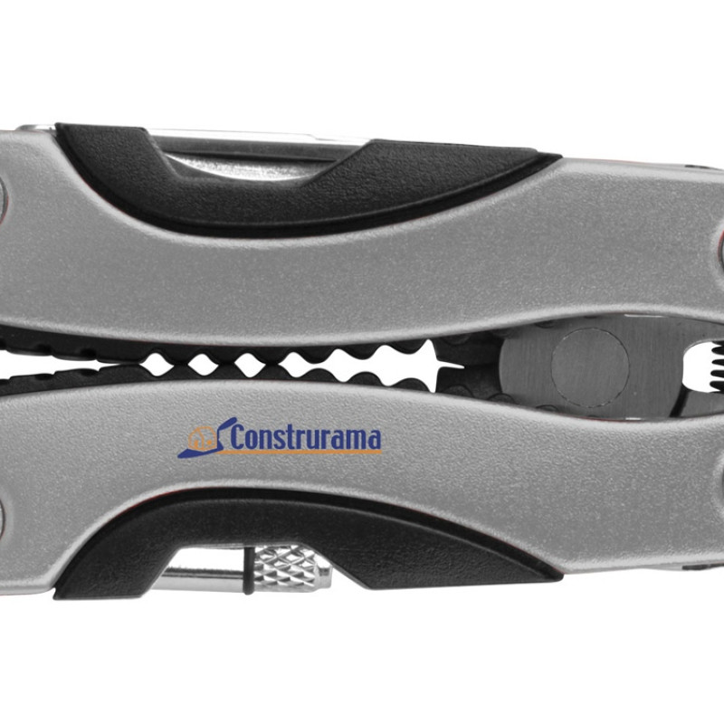 Мультитул «Amass» со светодиодным фонариком - Серебряный