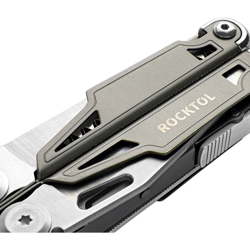 Мультитул Rocktol 19 в 1 с титановыми ручками, нейлоновый чехол, подарочная коробка Мультитул Rocktol 19 в 1 с титановыми ручками, нейлоновый чехол, подарочная коробка