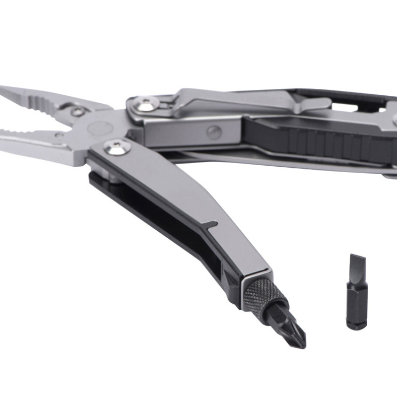 Мультитул-пассатижи Scopus 4-в-1 с двумя битами, черный (Р)