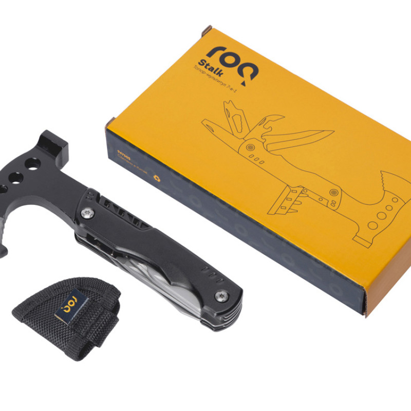 Топор-мультитул 7-в-1 Stalk, черный