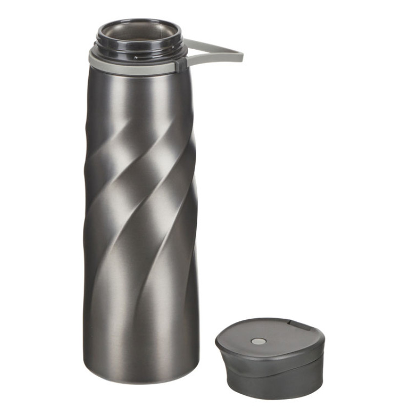 Бутылка для воды «Athletica», 1000 мл, нержавеющая сталь, серый (Р)