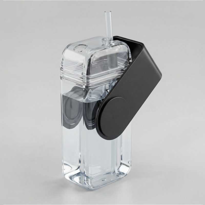 Бутылка для воды JUICY DRINK BOX, черный
