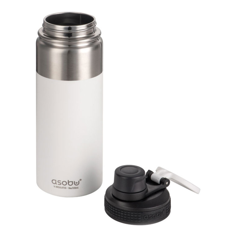 Вакуумная термобутылка «ALPINE FLASK», 530 мл, белый Вакуумная термобутылка «ALPINE FLASK», 530 мл, белый