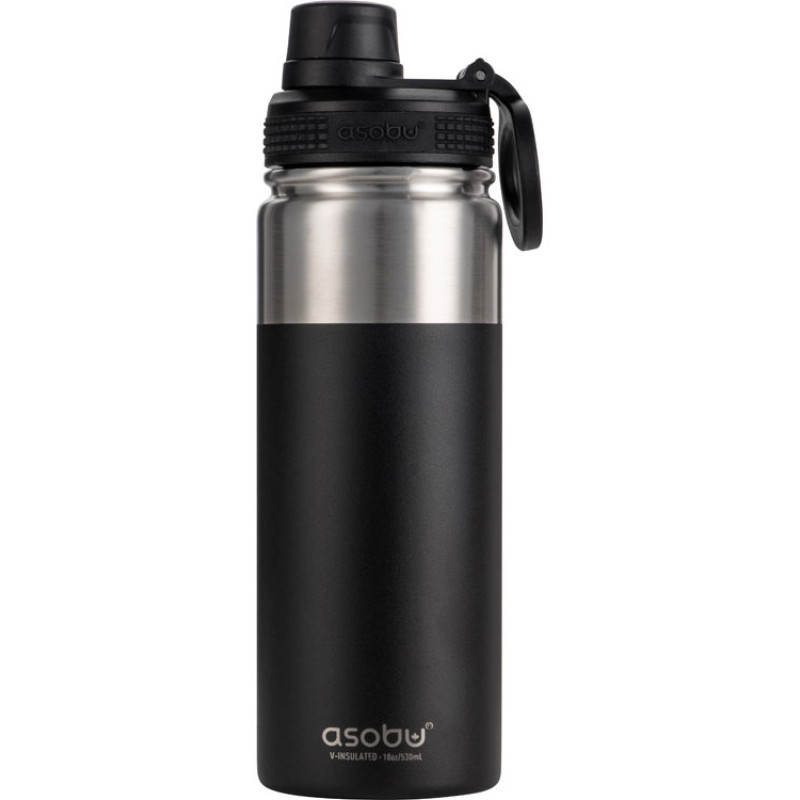 Вакуумная термобутылка «ALPINE FLASK», 530 мл, черный Вакуумная термобутылка «ALPINE FLASK», 530 мл, черный