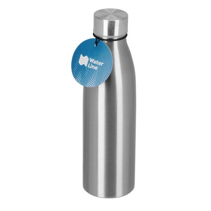 Стальная бутылка "Rely", 650 мл, стальная (Р)