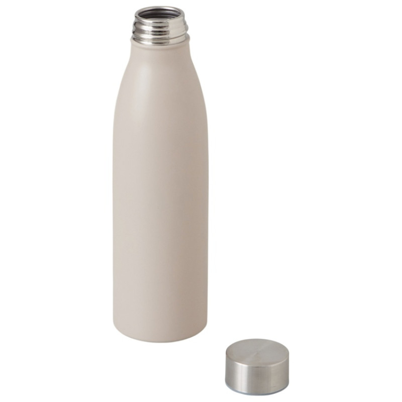 Стальная бутылка "Rely", 650 мл, бежевый