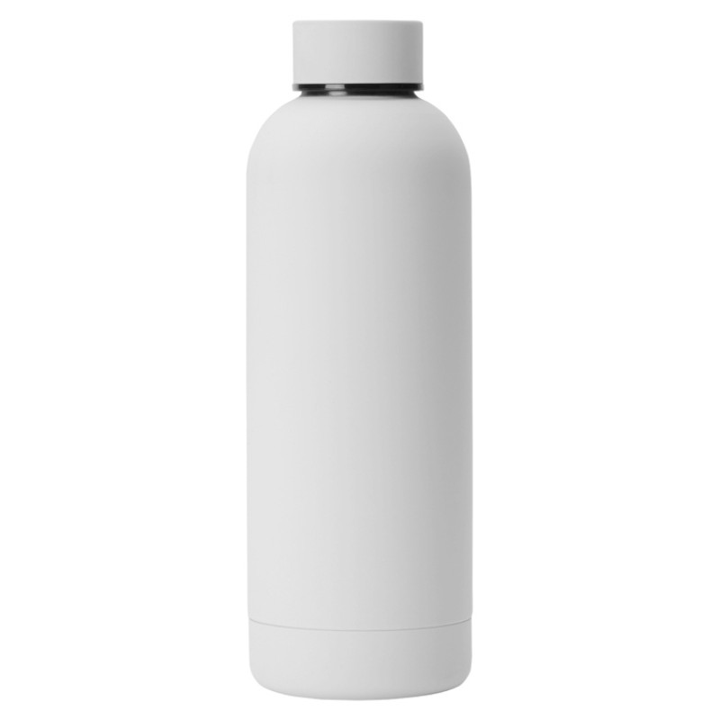 Вакуумная термобутылка "Cask" Waterline, soft touch, 500 мл, белый (Р) Вакуумная термобутылка "Cask" Waterline, soft touch, 500 мл, белый (Р)