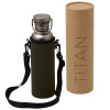 Бутылка для воды из титана "Titan", 750ml, темно-серый Бутылка для воды из титана "Titan", 750ml, темно-серый