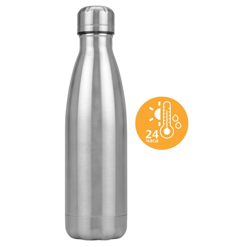 Термобутылка "Актив", 500 мл, серебристый (P) Термобутылка "Актив", 500 мл, серебристый (P)