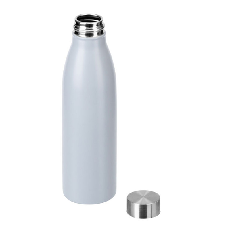 Стальная бутылка "Rely", 650 мл, серый