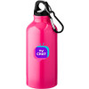 Бутылка "Oregon" с карабином 400мл, неоновый розовый
