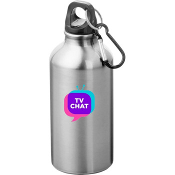 Бутылка "Oregon" с карабином 400мл, серебристый