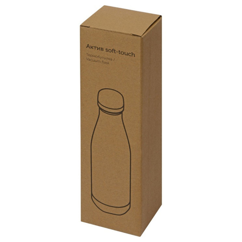 Термобутылка Актив Soft Touch, 500мл, бирюзовый