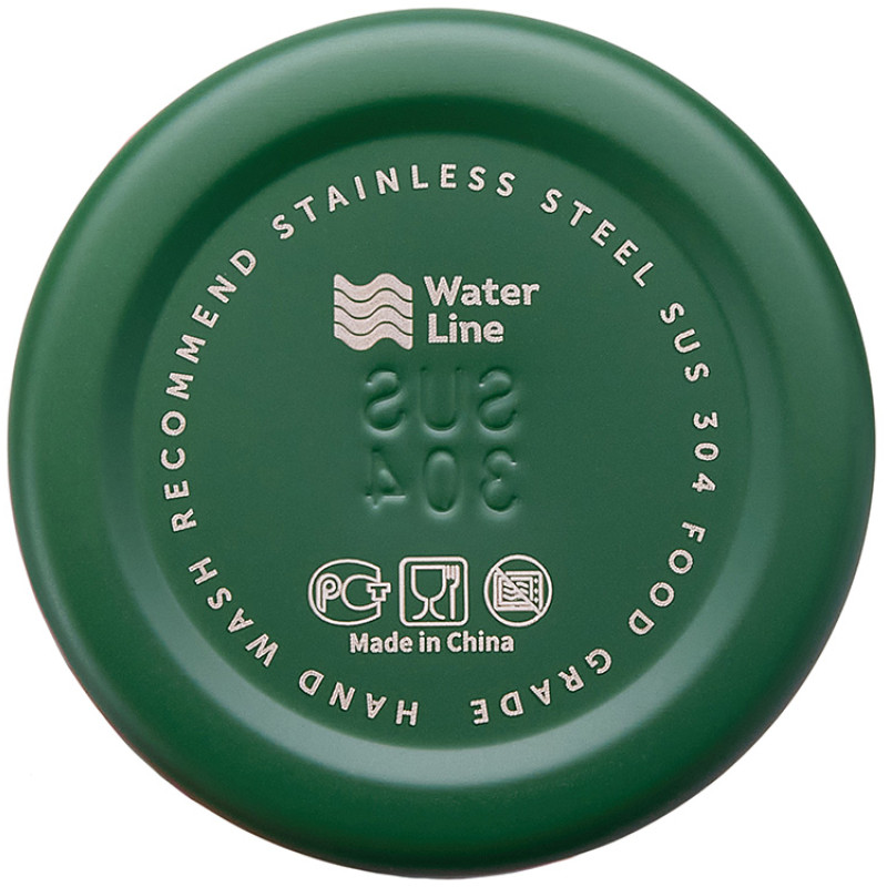 Стальная бутылка "Rely", 650 мл, зеленый