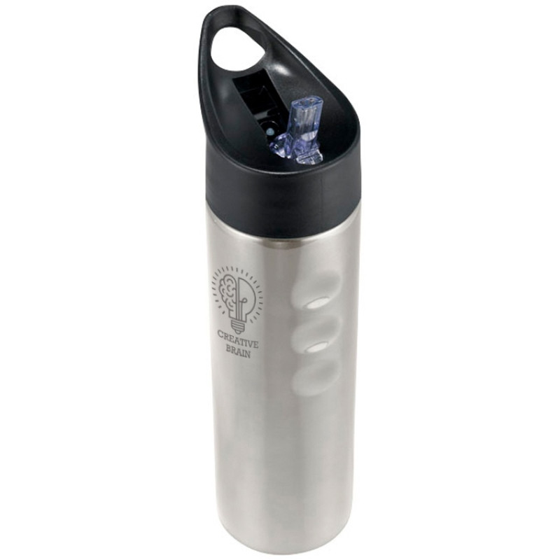 Стальная спортивная бутылка Trixie, серебристый