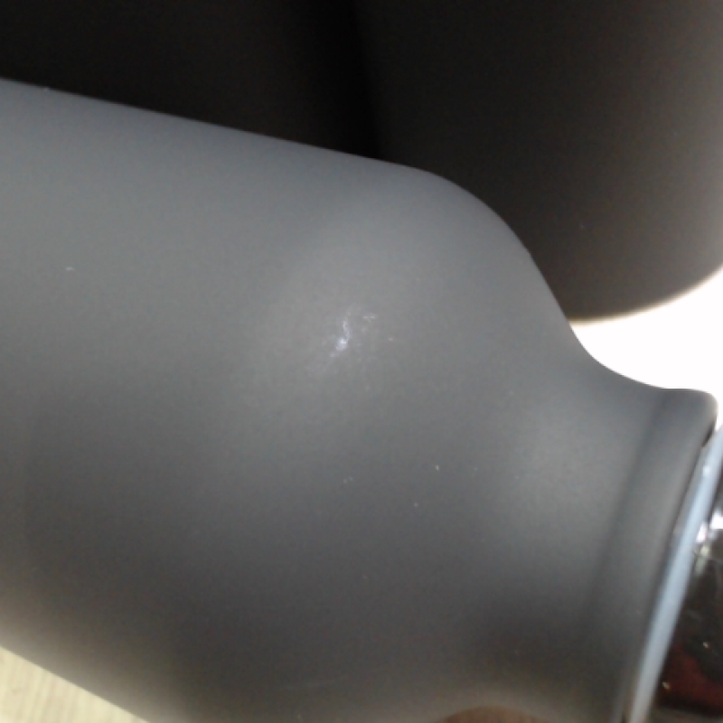 Матовая спортивная бутылка Oregon с карабином и объемом 400 мл, черный