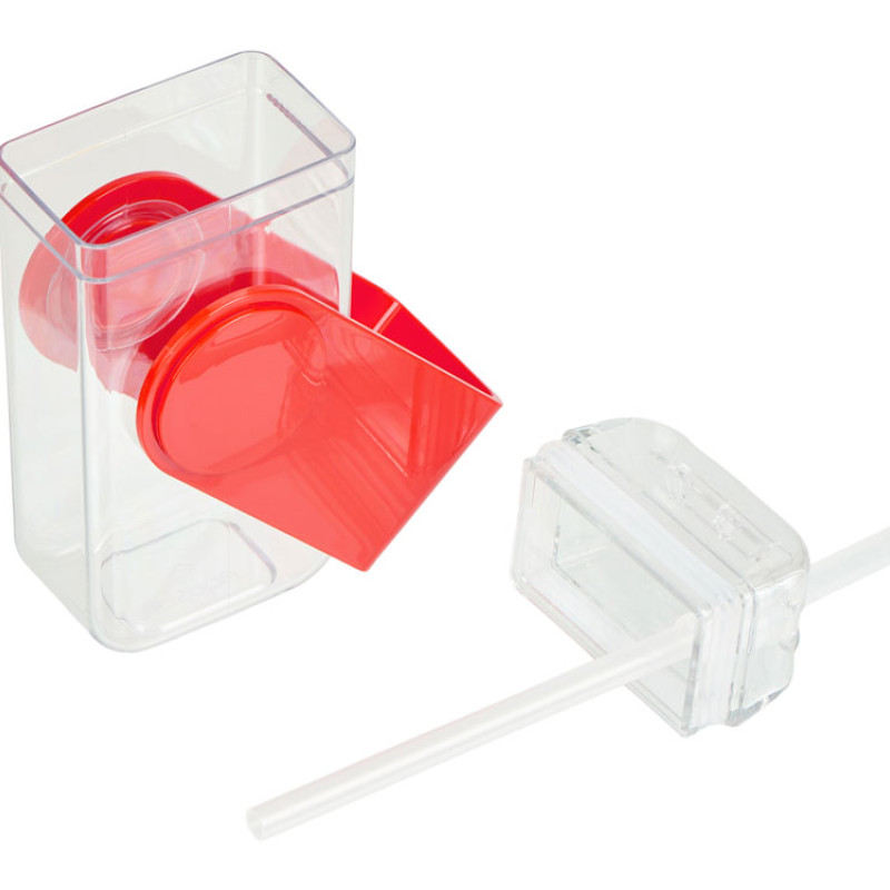 Бутылка для воды JUICY DRINK BOX, красный (Р)