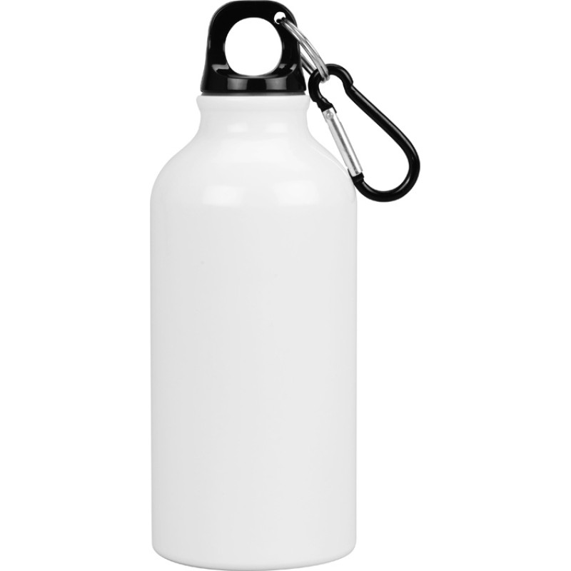 Бутылка "Oregon" с карабином 400мл, белый